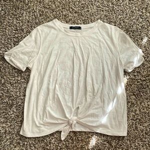 J. Robert’s Tie Cropped Top